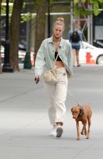 KATE BOCK Out with Her Dog in New York 05/16/2021