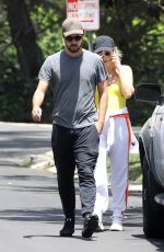 KATE HUDSON and Danny Fujikawa at Power Walk in Pacific Palisades 05/20/2021