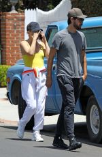 KATE HUDSON and Danny Fujikawa at Power Walk in Pacific Palisades 05/20/2021