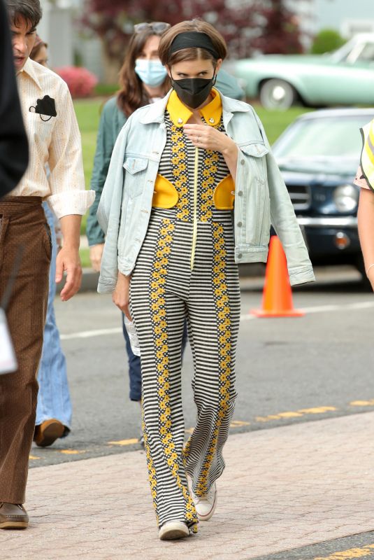 KATE MARA on the Set of Call Jane in Hartford 05/14/2021