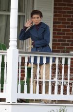 KATE MARA on the Set of Call Jane in Hartford 05/17/2021