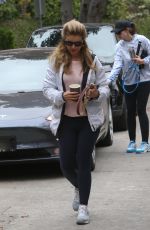 KATHERINE and CHRISTINA SCHWARZENEGGER Leave Tennis Match in Pacific Palisades 05/17/2021