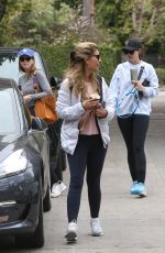 KATHERINE and CHRISTINA SCHWARZENEGGER Leave Tennis Match in Pacific Palisades 05/17/2021