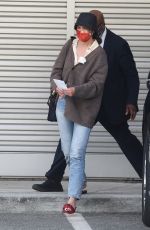 KATIE HOLMES Arrives at JFK Airport in New York 05/09/2021