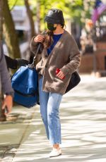 KATIE HOLMES at JFK Airport in New York 05/07/2021