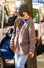 KATIE HOLMES at JFK Airport in New York 05/07/2021