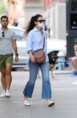 KATIE HOLMES in Denim Out Shopping in New York 05/18/2021