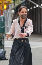 KATIE HOLMES Out and About in New York 05/03/2021