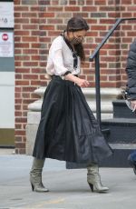 KATIE HOLMES Out and About in New York 05/03/2021