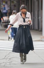 KATIE HOLMES Out and About in New York 05/03/2021