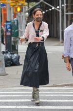KATIE HOLMES Out and About in New York 05/03/2021