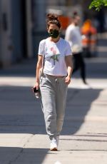 KATIE HOLMES Out and About in New York 05/25/2021