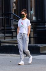 KATIE HOLMES Out and About in New York 05/25/2021