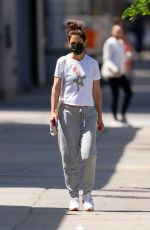 KATIE HOLMES Out and About in New York 05/25/2021