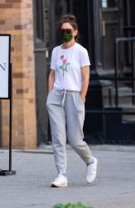 KATIE HOLMES Out and About in New York 05/25/2021