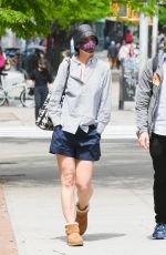 KATIE HOLMES Out with a Friend in New York 05/04/2021