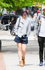 KATIE HOLMES Out with a Friend in New York 05/04/2021