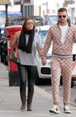 KATIE PRICE and Carl Woods Out on Walton Street in Knightsbridge 05/06/2021