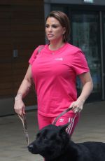 KATIE PRICE Out with Her Dog in Leeds 05/26/2021