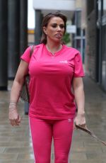 KATIE PRICE Out with Her Dog in Leeds 05/26/2021