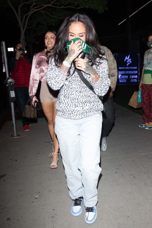 KEHLANI at Boa Steakhouse in Los Angeles 05/15/2021