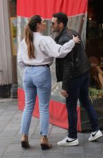 KELLY BROOK and Jeremy Parisi Out in London 05/12/2021