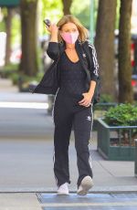 KELLY RIPA in Adidas Tracksuit Heading to a Gym in New York 05/13/2021