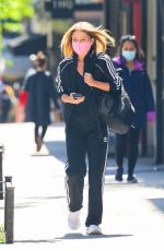 KELLY RIPA in Adidas Tracksuit Heading to a Gym in New York 05/13/2021