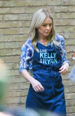 KELLY RIPA on the Set of Memorial Day Weekend for the Kelly and Ryan Show in New York 05/26/2021