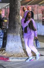 KELLY ROWLAND Out for Dinner in Studio City 05/21/2021