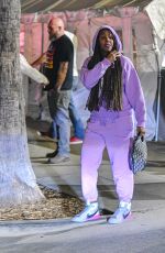 KELLY ROWLAND Out for Dinner in Studio City 05/21/2021