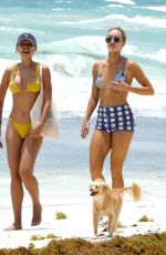 KELSEY MERRITT in a Yellow Bikini at a Beach in Mexico 05/05/2021