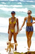KELSEY MERRITT in a Yellow Bikini at a Beach in Mexico 05/05/2021