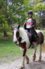 KERRY KATONA at Horse Riding in Sussex 05/30/2021