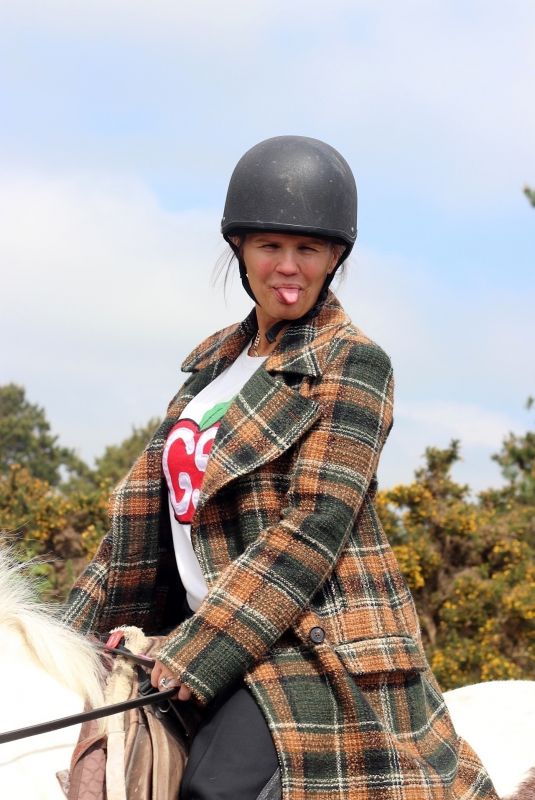 KERRY KATONA at Horse Riding in Sussex 05/30/2021