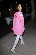 KESHIA CHANTE Out for Dinner in Beverly Hills 05/05/2021