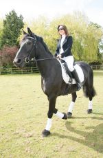 KIMBERLEIGH GERBER at Horse Riding in Richmond Park in London 05/08/2021