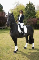 KIMBERLEIGH GERBER at Horse Riding in Richmond Park in London 05/08/2021