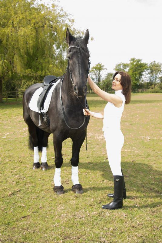 KIMBERLEIGH GERBER at Horse Riding in Richmond Park in London 05/08/2021