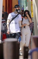 KOURTNEY KARDASHIAN and Travis Barker at Disneyland in Anaheim 05/19/2021