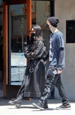 KOURTNEY KARDASHIAN and Travis Barker at Taverna Tony in Malibu 05/11/2021