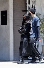 KOURTNEY KARDASHIAN and Travis Barker at Taverna Tony in Malibu 05/11/2021