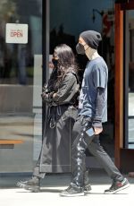 KOURTNEY KARDASHIAN and Travis Barker at Taverna Tony in Malibu 05/11/2021