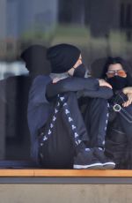 KOURTNEY KARDASHIAN and Travis Barker at Taverna Tony in Malibu 05/11/2021
