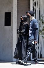 KOURTNEY KARDASHIAN and Travis Barker at Taverna Tony in Malibu 05/11/2021