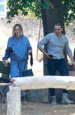 KRISTEN BELL and Benjamin Levy Aguilar Out in Los Feliz 05/07/2021