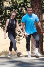 KRISTEN BELL Out Hiking in Los Feliz 05/14/2021