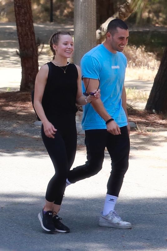 KRISTEN BELL Out Hiking in Los Feliz 05/14/2021