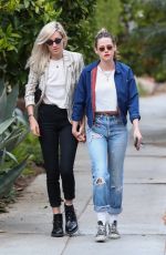 KRISTEN STEWART and DYLAN MEYER Out in Los Angeles 05/11/2021