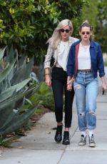 KRISTEN STEWART and DYLAN MEYER Out in Los Angeles 05/11/2021